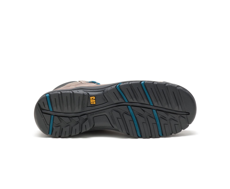 Caterpillar Mae Steel Neus Werklaarzen Dames Bruin | GLIZA-5798