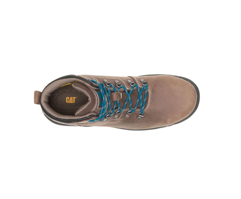 Caterpillar Mae Steel Neus Werklaarzen Dames Bruin | GLIZA-5798