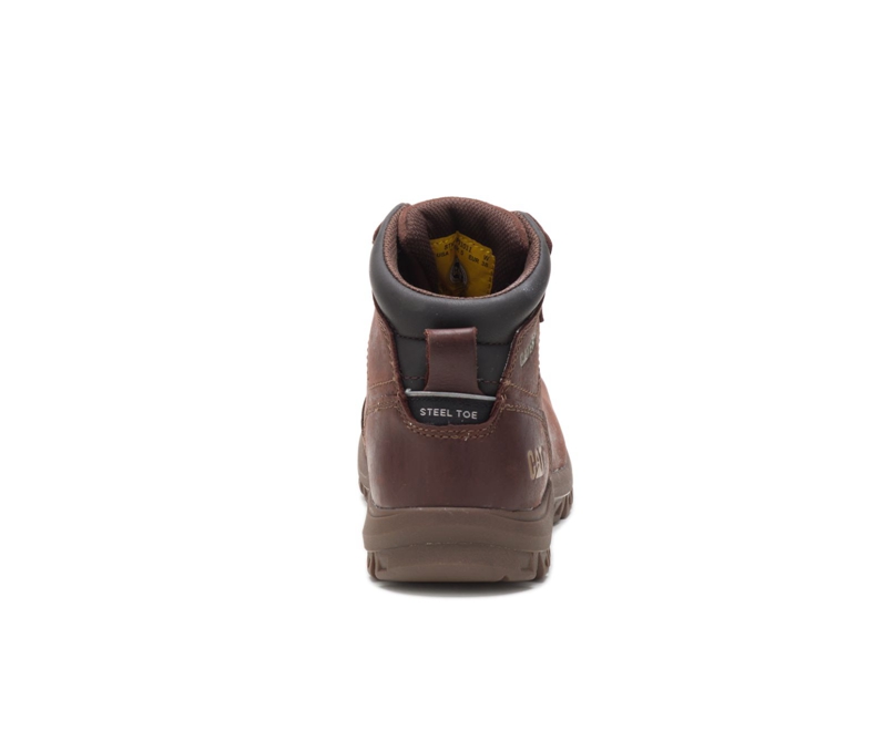 Caterpillar Mae Steel Neus Werklaarzen Dames Bruin | LTIVH-9358