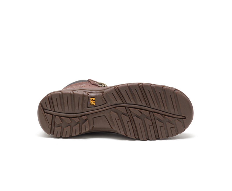Caterpillar Mae Steel Neus Werklaarzen Dames Bruin | LTIVH-9358
