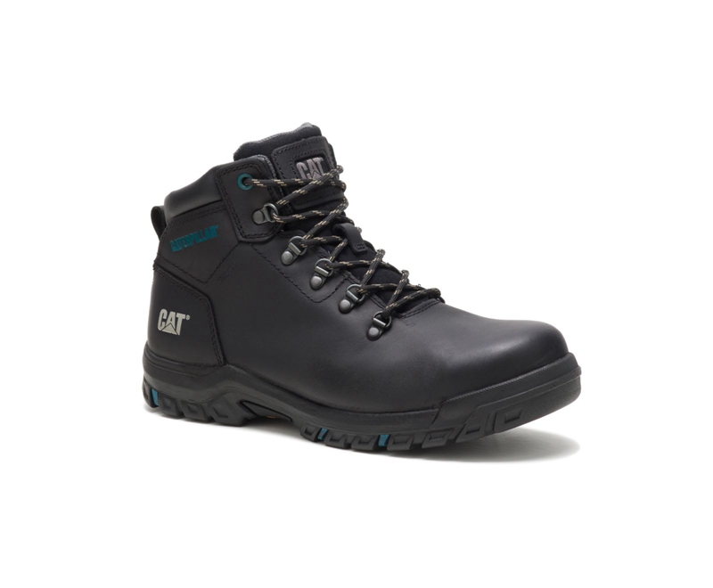 Caterpillar Mae Steel Neus Werklaarzen Dames Zwart | QSUBY-3502