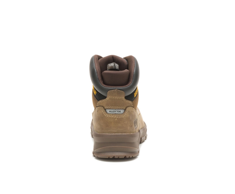 Caterpillar Mobilize Alloy Neus Werklaarzen Heren Khaki | DLUTK-8035