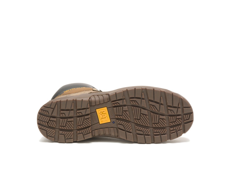 Caterpillar Mobilize Alloy Neus Werklaarzen Heren Khaki | DLUTK-8035