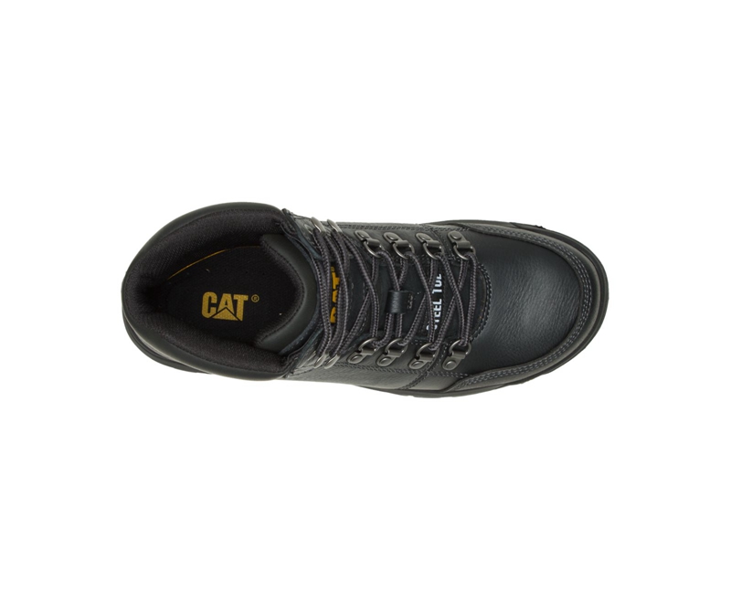 Caterpillar Outline Steel Neus Werklaarzen Heren Zwart | MHGCT-6305