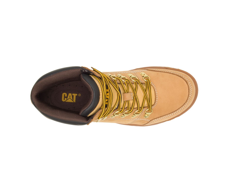 Caterpillar Outline Werklaarzen Heren Oranje | XJYAB-2810