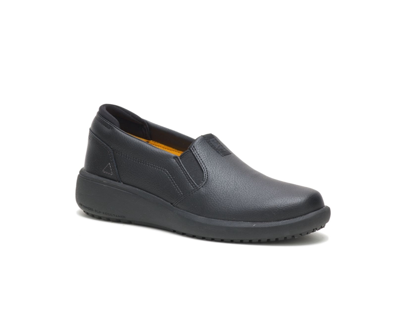 Caterpillar ProRush SR+ Slip Ons Dames Zwart | CLSUK-9126