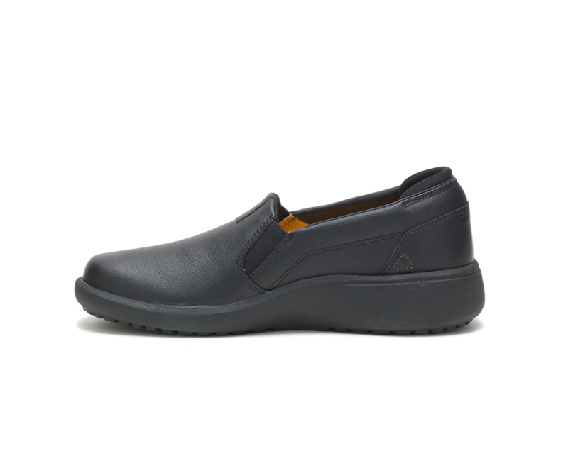 Caterpillar ProRush SR+ Slip Ons Dames Zwart | CLSUK-9126