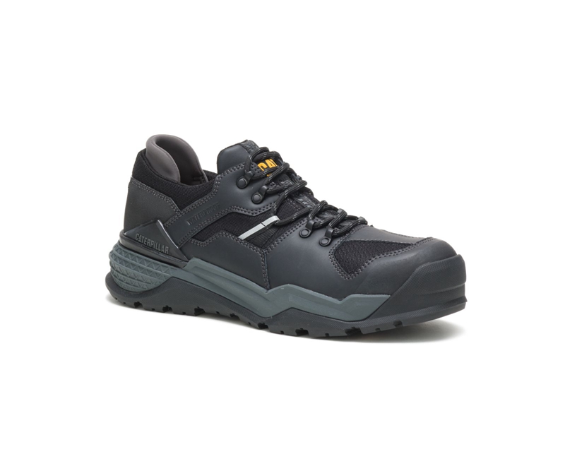 Caterpillar Provoke Lo Waterdichte Alloy Neus Werkschoenen Heren Zwart | AYLWP-4708