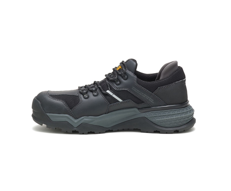 Caterpillar Provoke Lo Waterdichte Alloy Neus Werkschoenen Heren Zwart | AYLWP-4708