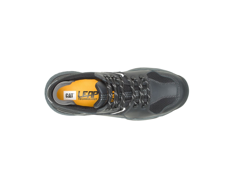 Caterpillar Provoke Lo Waterdichte Alloy Neus Werkschoenen Heren Zwart | AYLWP-4708