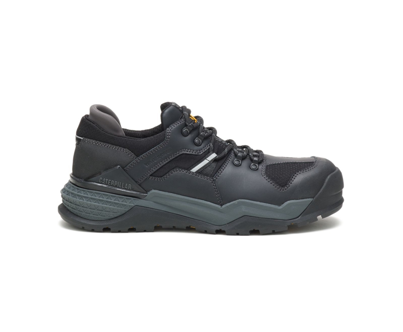 Caterpillar Provoke Lo Waterdichte Alloy Neus Werkschoenen Heren Zwart | AYLWP-4708