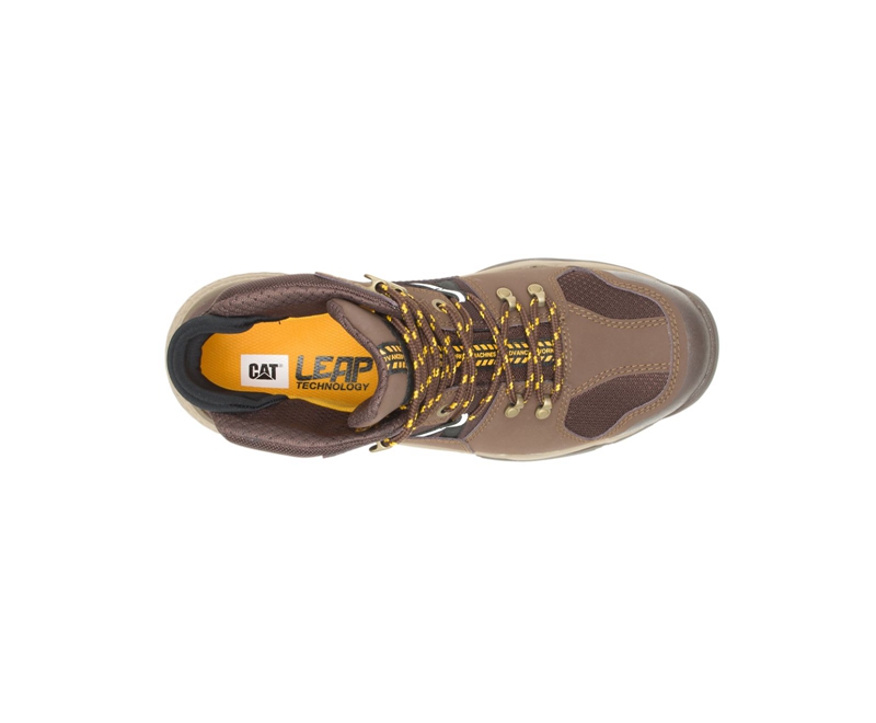 Caterpillar Provoke Mid Waterdichte Alloy Neus Waterdichte Laarzen Heren Chocola | AUNZK-7831