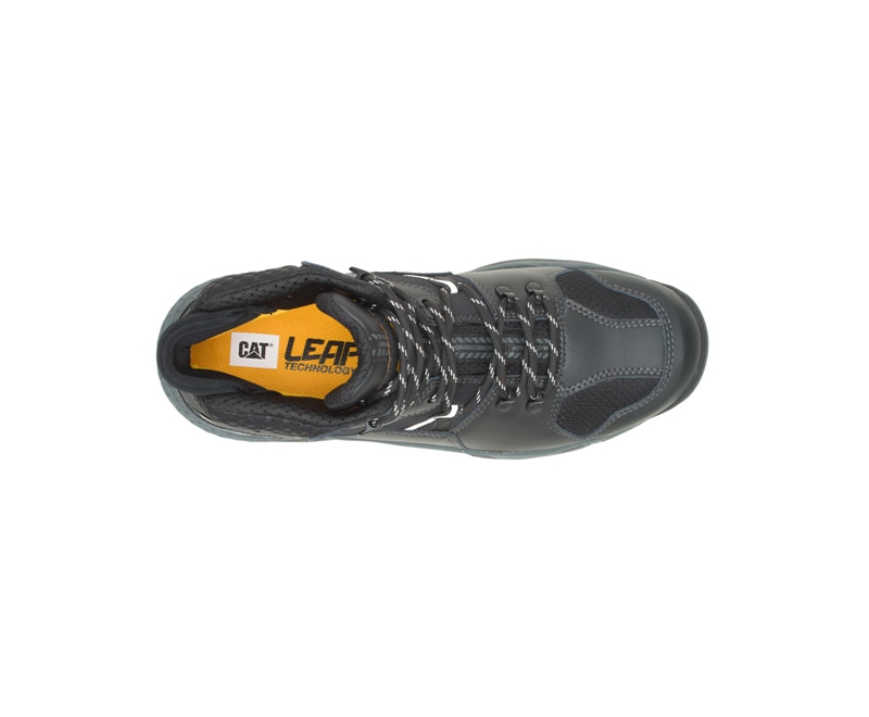 Caterpillar Provoke Mid Waterdichte Alloy Neus Vrijetijdslaarzen Heren Zwart Bruin | LIERC-4617