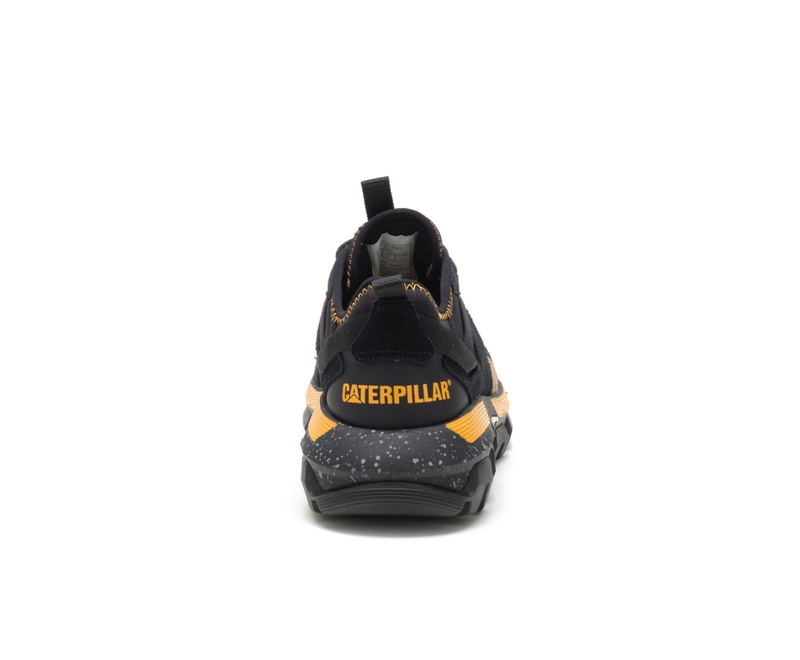 Caterpillar Raider Sport Sneakers Heren Zwart Geel | EXJCD-6179