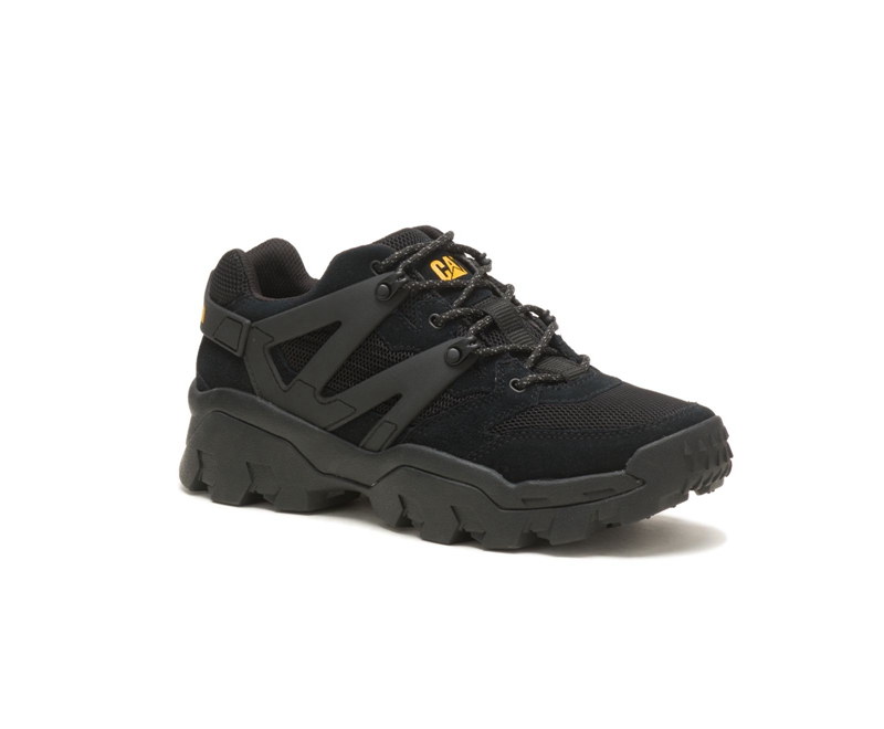 Caterpillar Reactor Sneakers Heren Zwart | PCXOE-6401