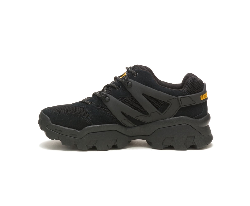 Caterpillar Reactor Sneakers Heren Zwart | PCXOE-6401