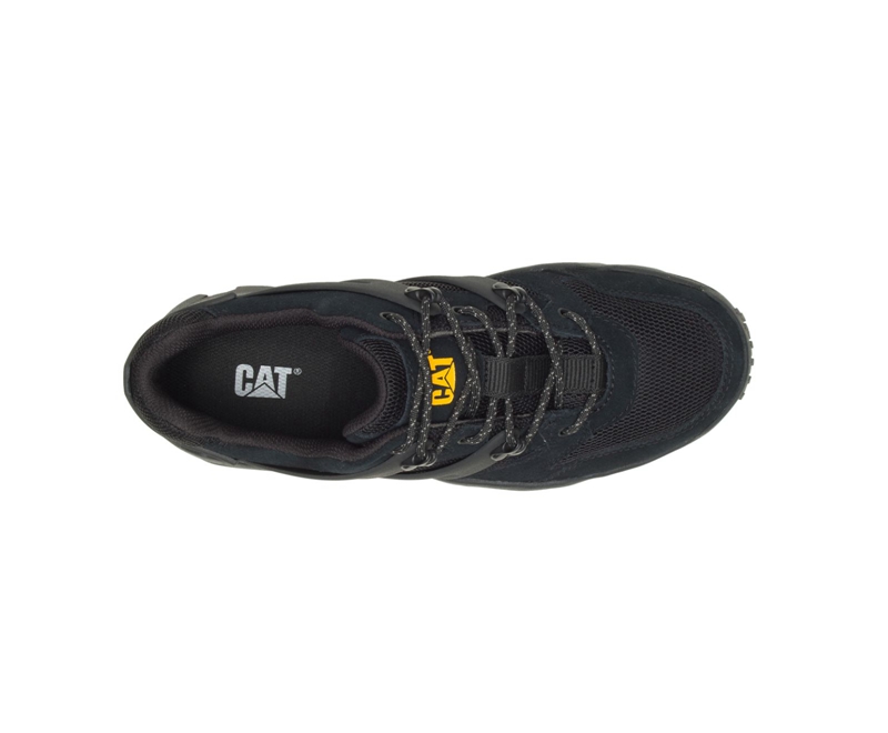 Caterpillar Reactor Sneakers Heren Zwart | PCXOE-6401