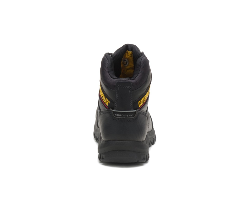 Caterpillar Resorption Waterdichte Composite Neus Wandellaarzen Heren Zwart | EFWHG-8297