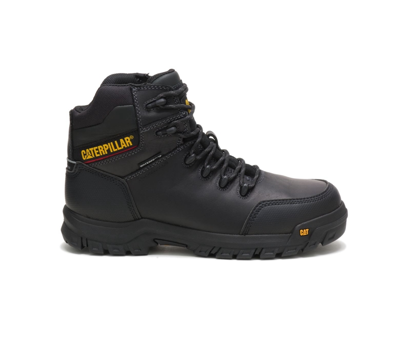 Caterpillar Resorption Waterdichte Composite Neus Wandellaarzen Heren Zwart | EFWHG-8297