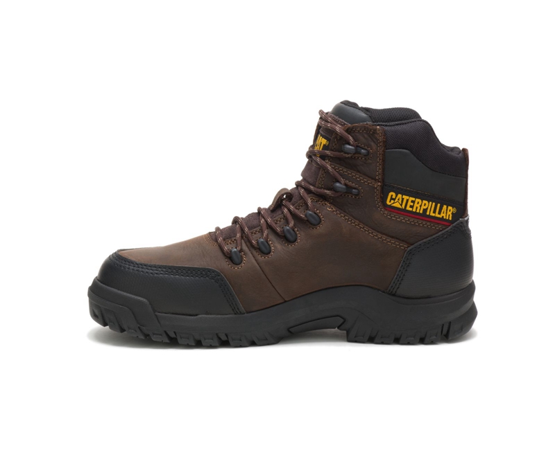 Caterpillar Resorption Waterdichte Composite Neus Werklaarzen Heren Bruin | RPOXM-3017
