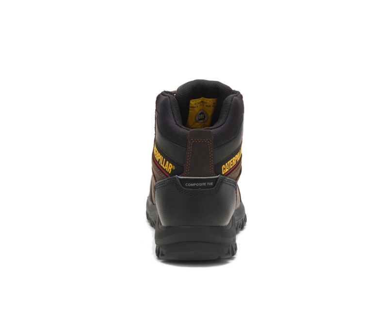 Caterpillar Resorption Waterdichte Composite Neus Werklaarzen Heren Bruin | RPOXM-3017