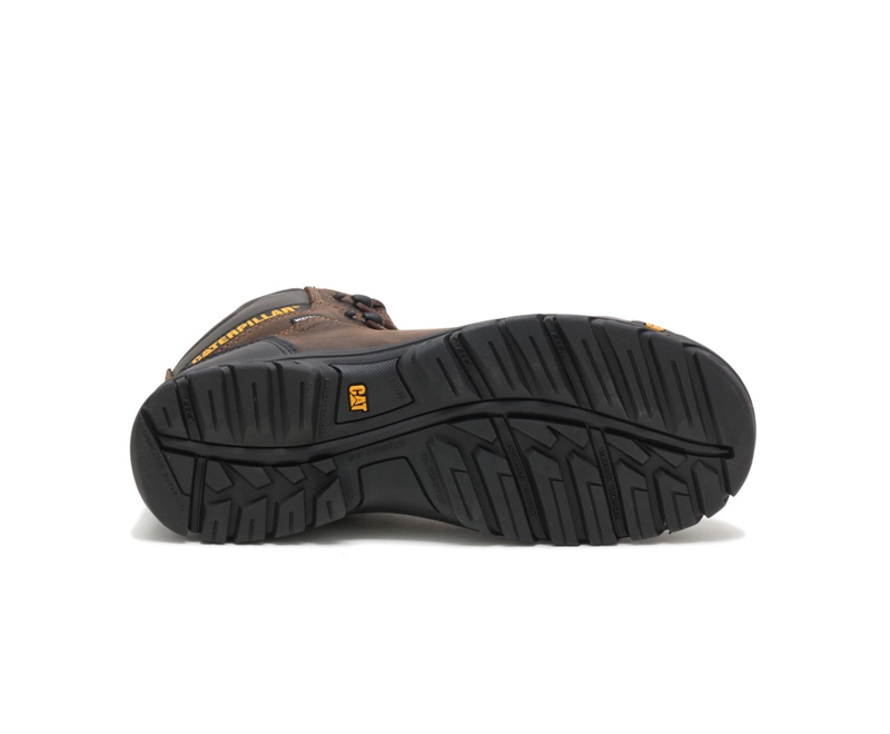 Caterpillar Resorption Waterdichte Composite Neus Werklaarzen Heren Bruin | RPOXM-3017