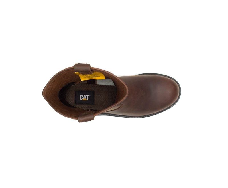 Caterpillar Revolver Steel Neus Werklaarzen Heren Bruin | QSDUG-5831