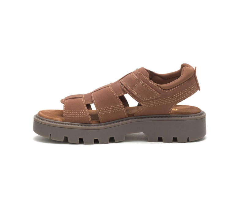 Caterpillar Rigor Sandalen Heren Donkerbruin | XAWPF-2976