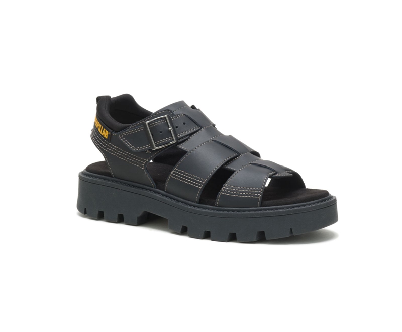 Caterpillar Rigor Sandalen Heren Zwart | IJDRV-7921