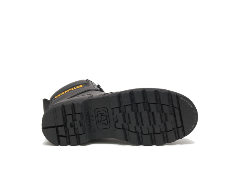 Caterpillar Second Shift Steel Neus Wandellaarzen Heren Zwart | MSAJG-6812