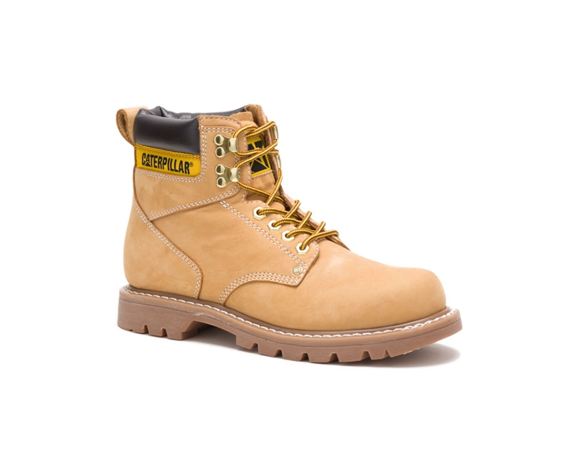 Caterpillar Second Shift Wandellaarzen Heren Oranje | USEMZ-3458