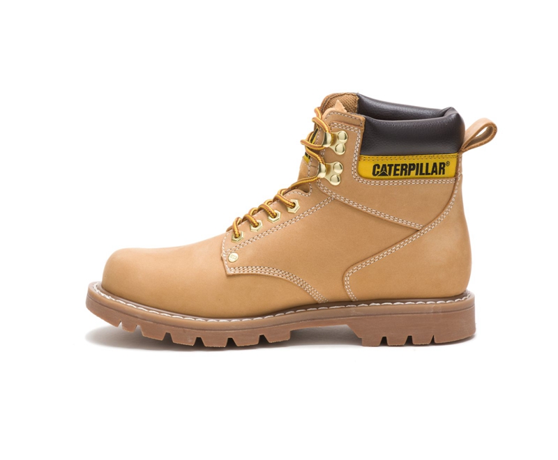 Caterpillar Second Shift Wandellaarzen Heren Oranje | USEMZ-3458