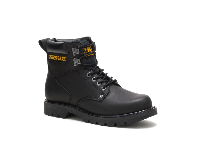 Caterpillar Second Shift Werklaarzen Heren Zwart | EOWRN-5190