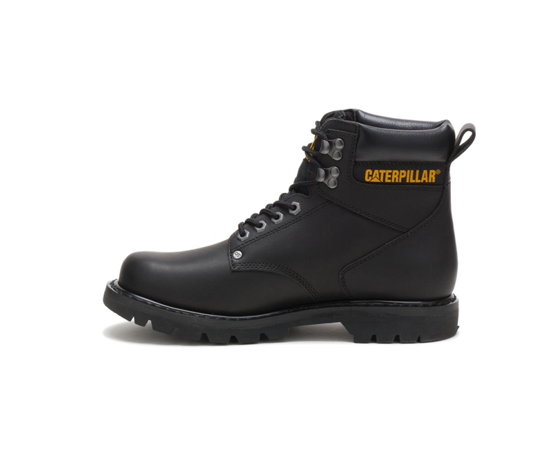 Caterpillar Second Shift Werklaarzen Heren Zwart | EOWRN-5190