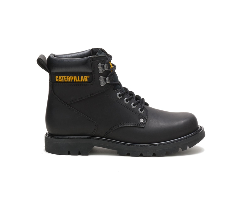 Caterpillar Second Shift Werklaarzen Heren Zwart | EOWRN-5190