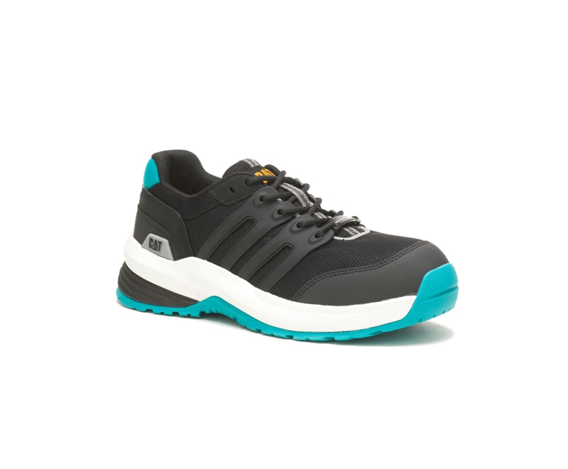 Caterpillar Streamline 2.0 Composite Neus Werkschoenen Dames Zwart Turquoise | SIABU-2658