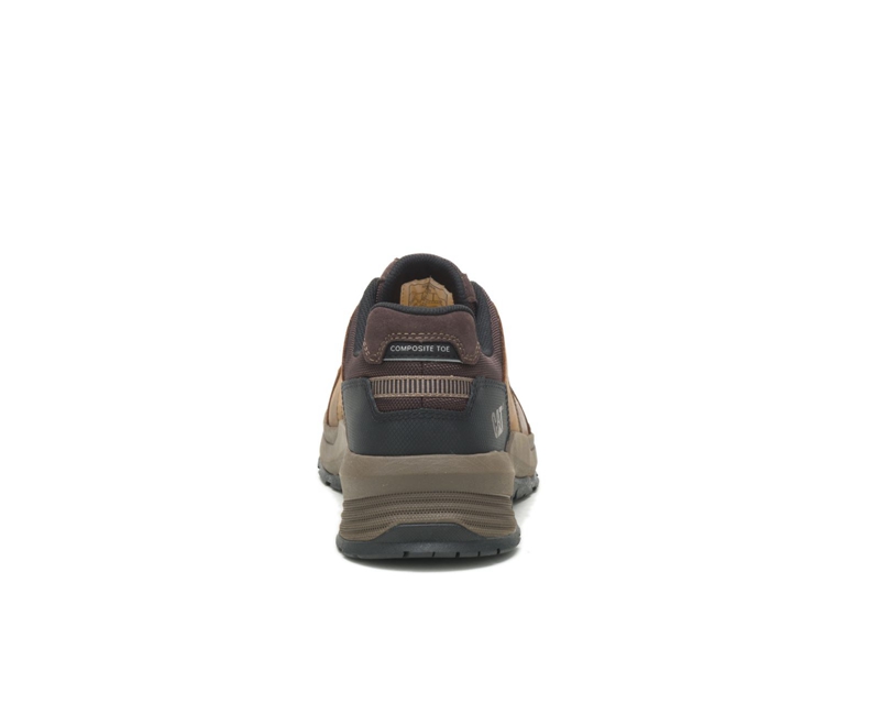 Caterpillar Streamline 2.0 Leren Composite Neus Werkschoenen Heren Bruin | GHIPC-2416