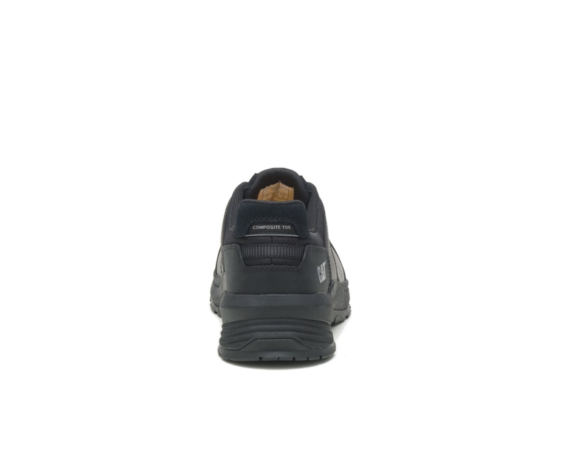 Caterpillar Streamline 2.0 Leren Composite Neus Werkschoenen Heren Zwart | GWTCN-8940