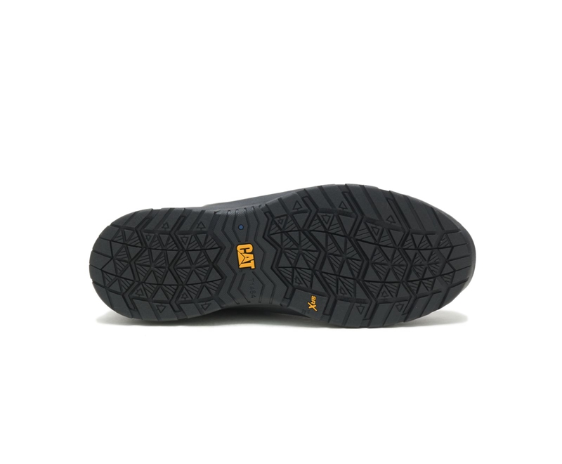 Caterpillar Streamline 2.0 Leren Composite Neus Werkschoenen Heren Zwart | GWTCN-8940