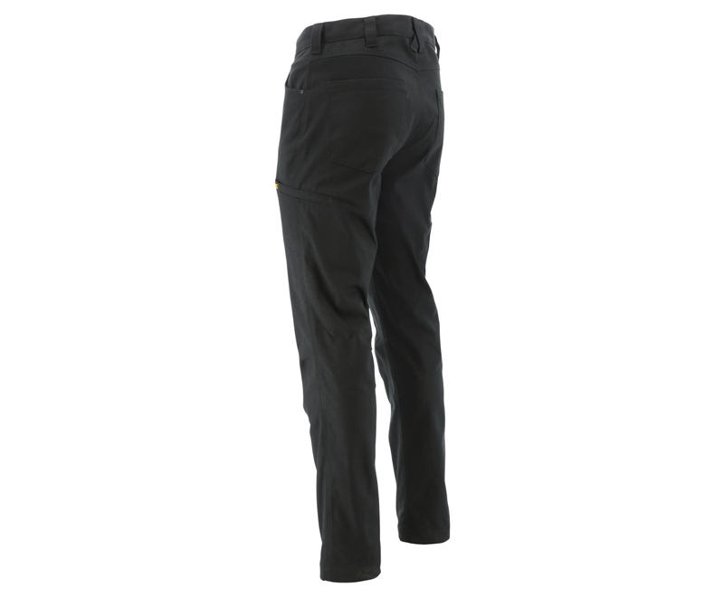 Caterpillar Stretch Canvas Utility Broek Heren Zwart | RZAKN-5039