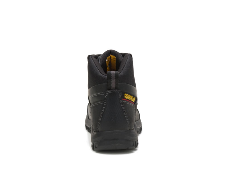 Caterpillar Threshold Waterdichte Steel Neus Werklaarzen Heren Zwart | BFDUX-5186