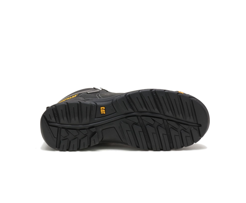 Caterpillar Threshold Waterdichte Steel Neus Werklaarzen Heren Zwart | BFDUX-5186