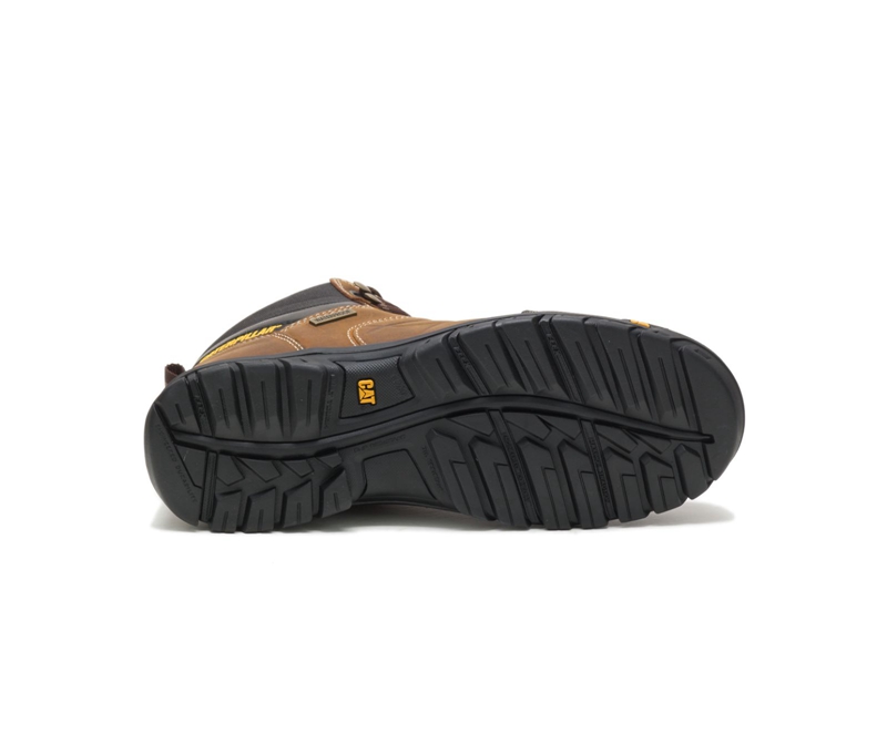 Caterpillar Threshold Waterdichte Werklaarzen Heren Bruin | XOAHP-4875