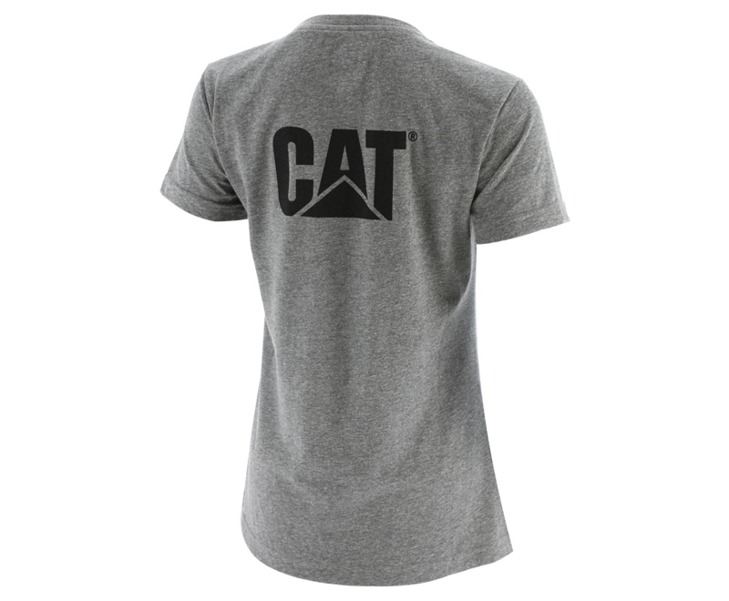 Caterpillar Trademark T-shirts Dames Grijs | MDYCH-9863
