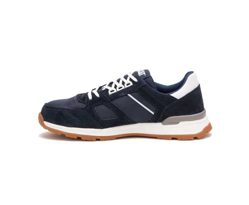 Caterpillar Woodward Steel Neus Sneakers Heren Blauw | ZIPCB-5768