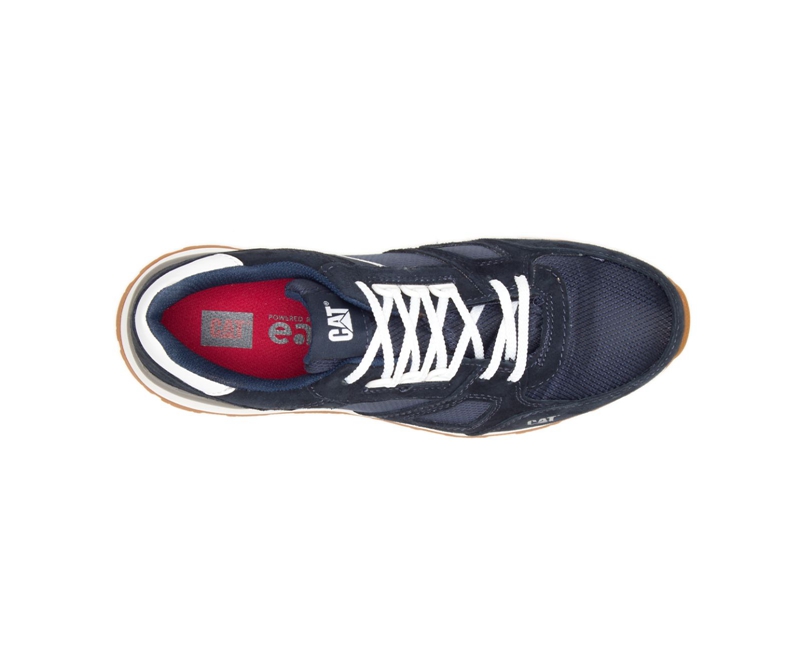 Caterpillar Woodward Steel Neus Sneakers Heren Blauw | ZIPCB-5768