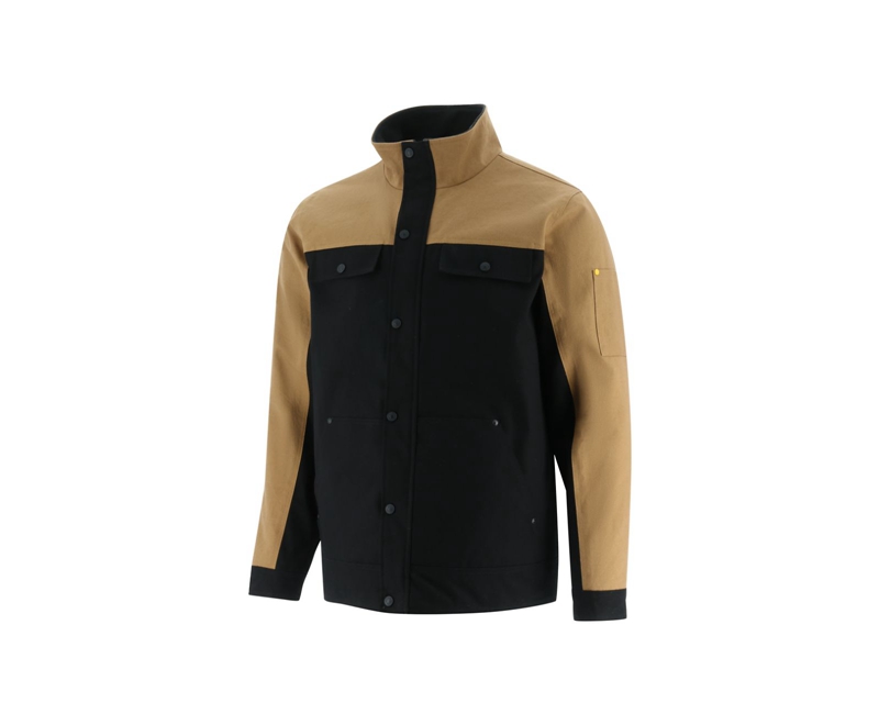 Caterpillar Insulated Utility Jassen Heren Zwart Bruin | UQTNV-6758